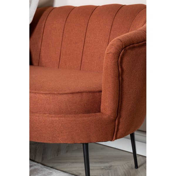 Ballini 3-seters sofa - Rød Ballini 3-seters sofa - Rød