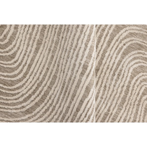 Medium teppe Ø200 cm - Beige/hvit Medium teppe Ø200 cm - Beige/hvit