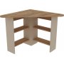 Hjrne skrivebord 80 x 80 cm - Furu/beige