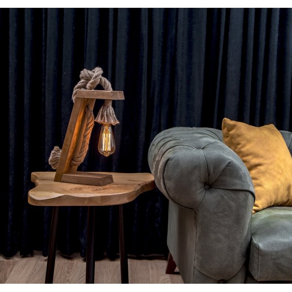 Lumina bordlampe - Brun/gull Lumina bordlampe - Brun/gull