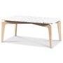 Terrazzo sofabord 110x60 cm - Cosmos Terrazzo & underdel white washed eik Terrazzo sofabord 110x60 cm - Cosmos Terrazzo & underdel white washed eik