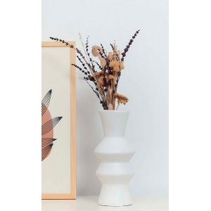 Rolo vase - Hvit