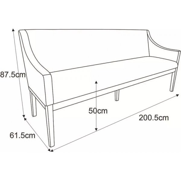 Shetland kjøkkensofa - Beige Shetland kjøkkensofa - Beige
