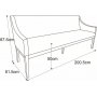 Shetland kjkkensofa - Beige