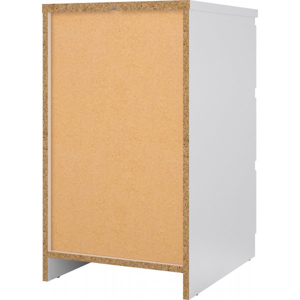 Smal kommode med 3 skuffer, 70 cm hy og 40,5 cm bred