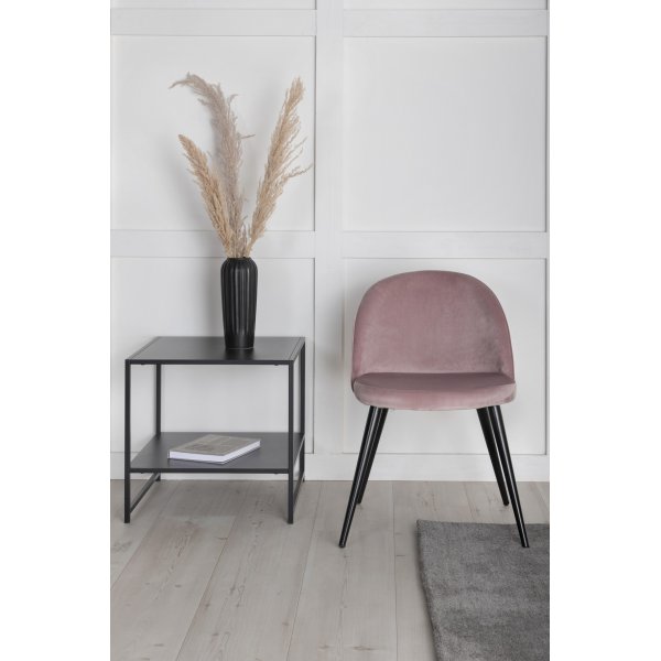 Alice spisestol - Rosa/svart