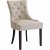 Tuva New Port stol med h�ndtak - Beige lin