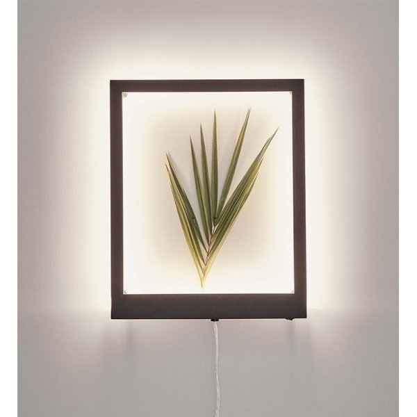 Frame vegglampe 41 x 33 cm - Svart