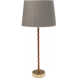 Nora bordlampe - Natur/antikk messing - 59 cm