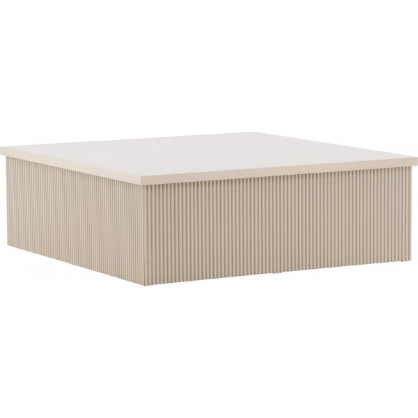 Lenox salongbord 90 x 90 cm - Beige