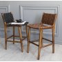 Porto barstol - Konjakk / Teak