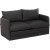 Saga 2-seters sovesofa XL - Mrkegr