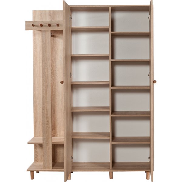 Garmanto hallmøbler 135 cm - Sonoma eik/bilde Garmanto hallmøbler 135 cm - Sonoma eik/bilde