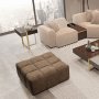 Chocolate puff, firkant - Brun