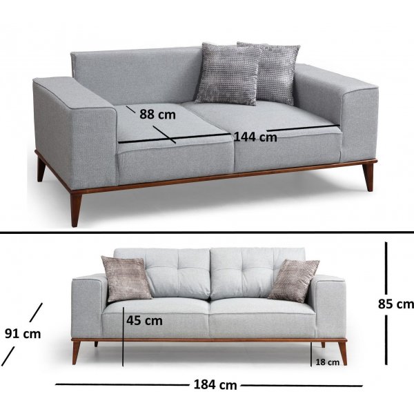 Montana 2-seters sofa - Gr