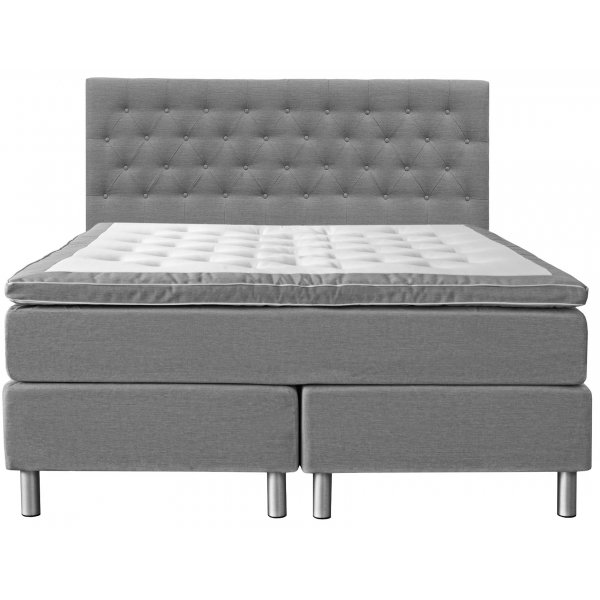 Nova kontinentalseng 7-sone pocket (Grå) inkludert hodegjerde - Valgfri bredde Nova kontinentalseng 7-sone pocket (Grå) inkludert hodegjerde - Valgfri bredde