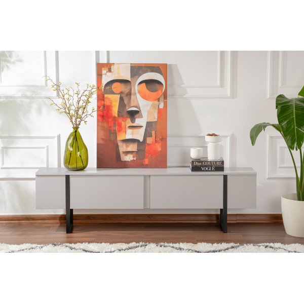 Serenity TV-stativ - Grå/svart Serenity TV-stativ - Grå/svart