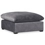 Lazy fotskammel XL - Gr adore velour