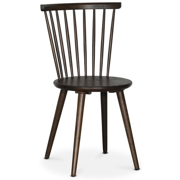 Omni spisegruppe, rundt spisebord Ø130 cm inkludert 4 stk. Castor pinnestoler - Røykfarget eik + 4.00 x Stolpute Omni spisegruppe, rundt spisebord Ø130 cm inkludert 4 stk. Castor pinnestoler - Røykfarget eik + 4.00 x Stolpute