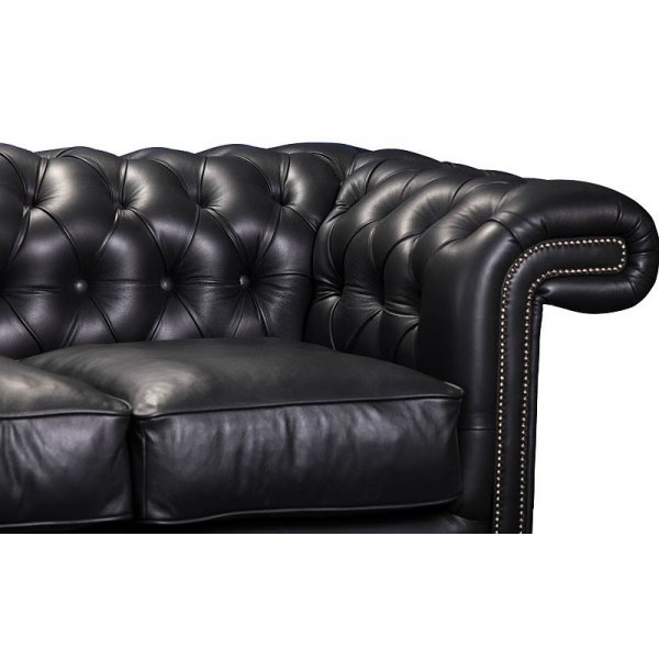 Chesterfield Manchester 3-seter skinnesofa - valgfri farge