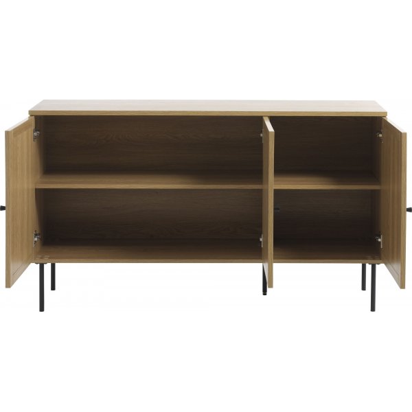 Meny skjenk - Eik/kunstrotting