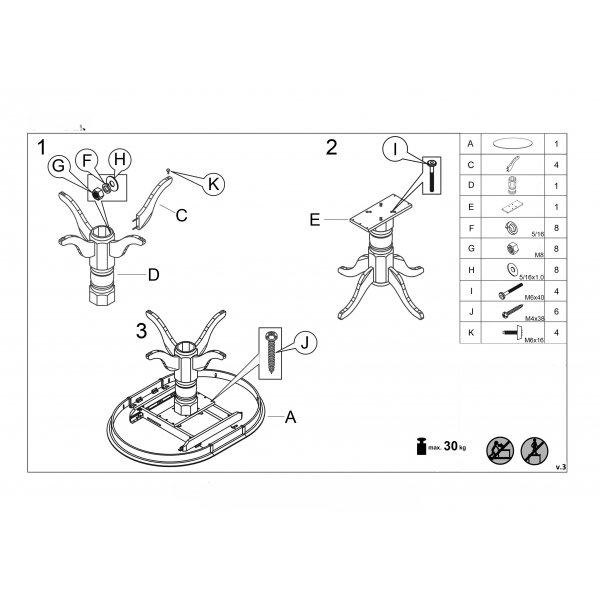 Dana spisebord 90-124 cm - Hvit Dana spisebord 90-124 cm - Hvit