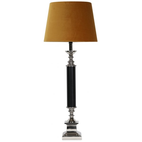 Zero lampefot H64 cm - Svart / Krom