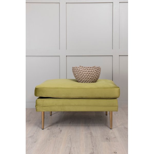 Savanna sittepuff - Grønn fløyel Savanna sittepuff - Grønn fløyel