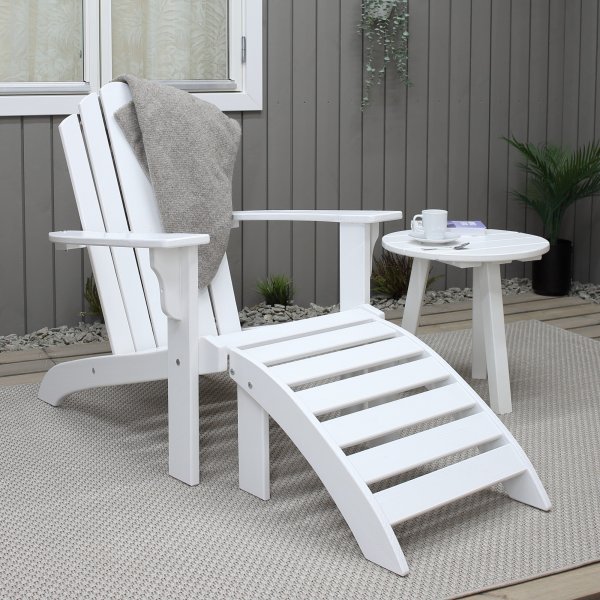 Newport dekkstol - Hvit + Flekkfjerner for møbler Newport dekkstol - Hvit + Flekkfjerner for møbler