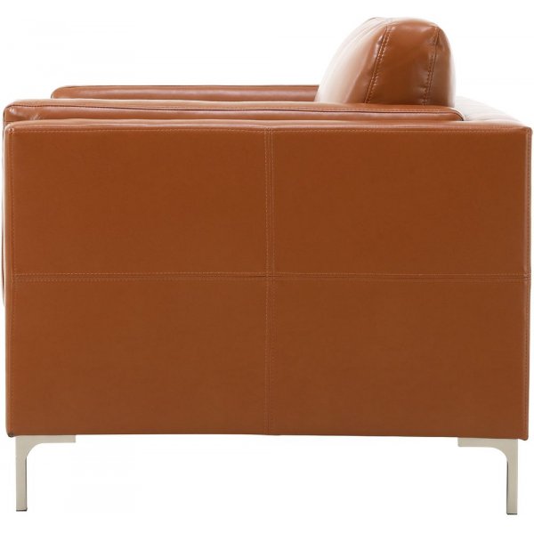 Cansas lenestol - Cognac PU + Tekstilrens for møbler Cansas lenestol - Cognac PU + Tekstilrens for møbler