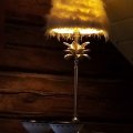Kundebilde Palmblad Bordlampe 39cm - Sølv