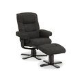 Kundebilde Oslo recliner lenestol med krakk - Cortinna svart