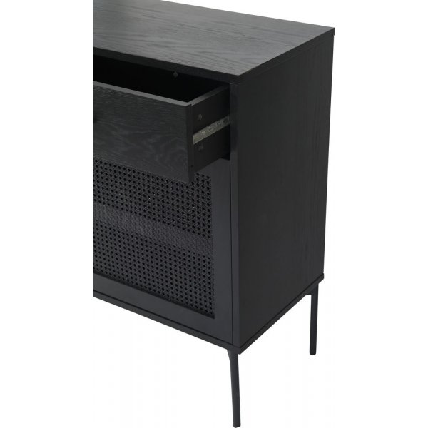 Halsten sideboard - Eikfinér/svart Halsten sideboard - Eikfinér/svart