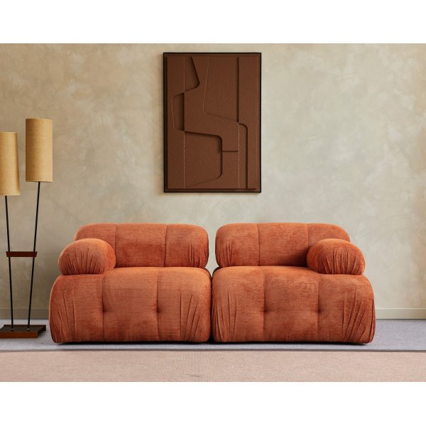 Petite 2-seters sofa - Oransje Petite 2-seters sofa - Oransje