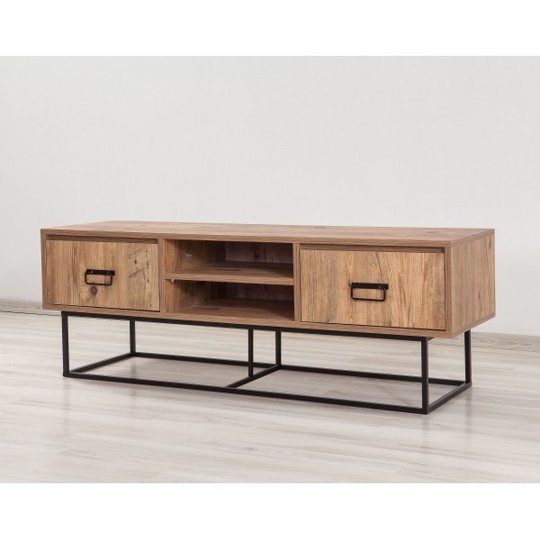 Quantum Silva mediebenk, 140 cm - Furu/svart