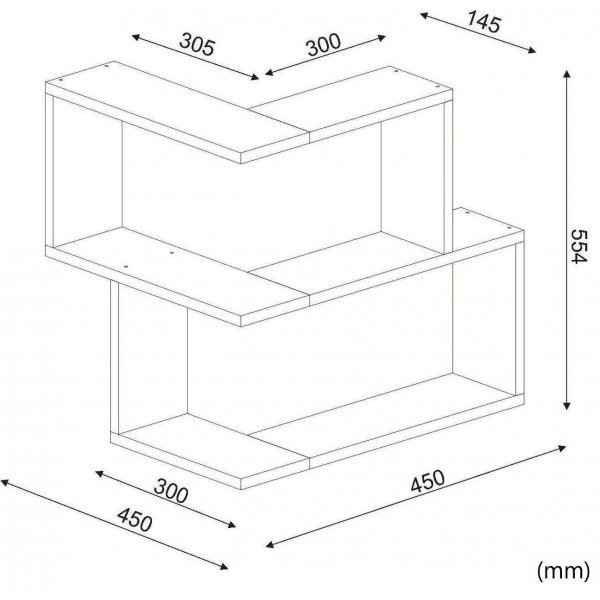 Bull vegghylle - Hvit Bull vegghylle - Hvit