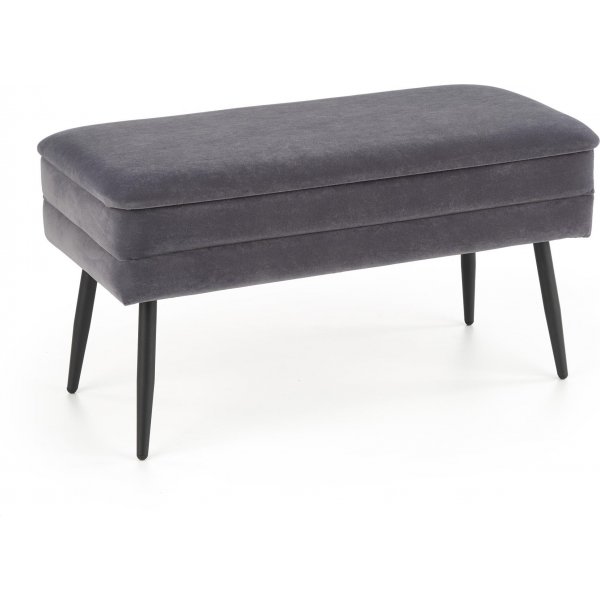 Darnell benk - Grå/svart Darnell benk - Grå/svart