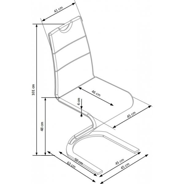 Tanya spisestol - Svart Tanya spisestol - Svart