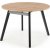 Caliss uttrekkbart rundt spisebord 102-142 cm - Artisan eik/sort