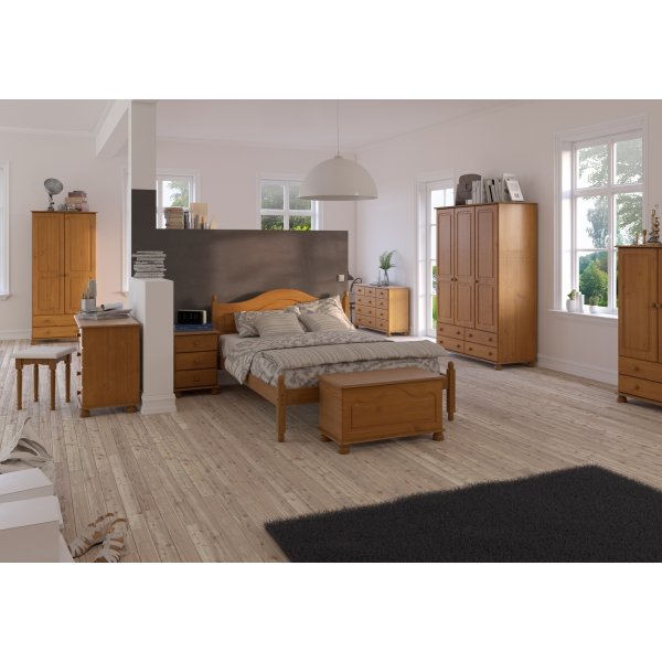 Richmond garderobeskap med 3 dører - Brun Richmond garderobeskap med 3 dører - Brun