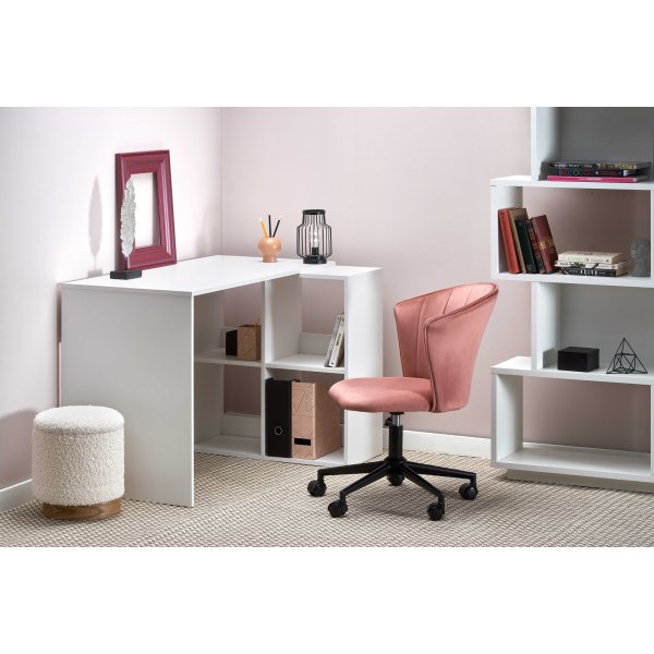 Broz skrivebord 115x77 cm - Hvit