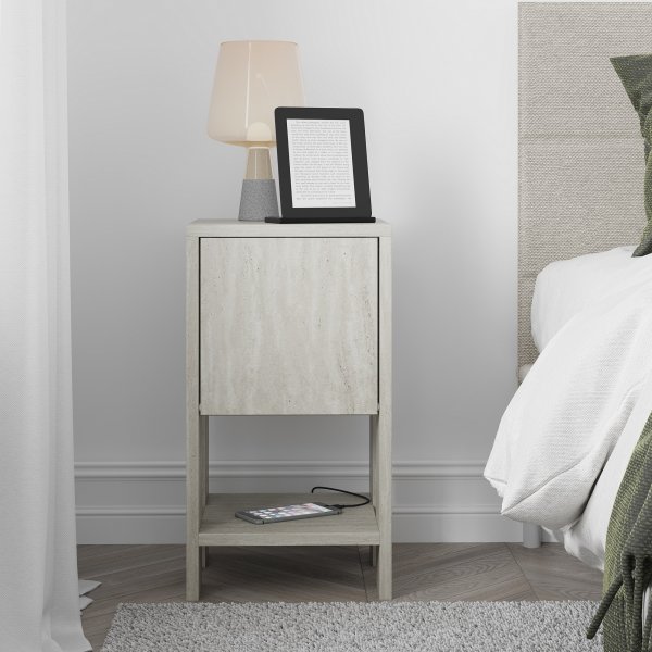 Ema nattbord - Travertin Ema nattbord - Travertin