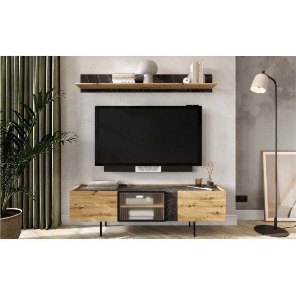 Marmo vegghylle - Artisan eik