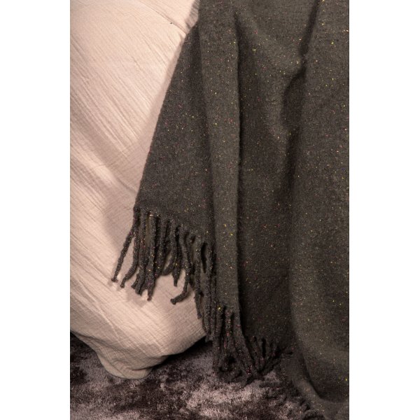 Paul pledd, 130x170 cm - Mørk grå Paul pledd, 130x170 cm - Mørk grå