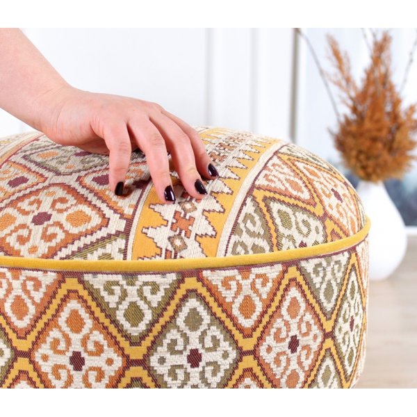 Ulag puff - Gul/oransje