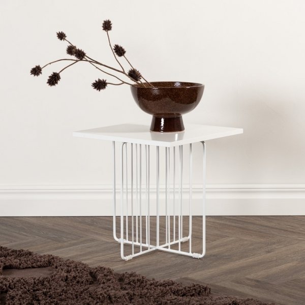 Dayton salongbord 60 x 60 cm - Hvit Dayton salongbord 60 x 60 cm - Hvit