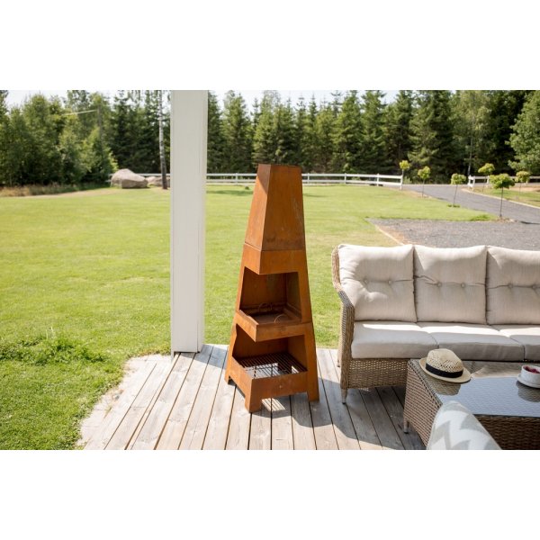 Bastian peis 50 x 50 cm - Rustoransje