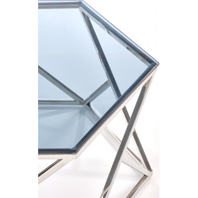 Dove salongbord 80 x 70 cm - Rkt glass