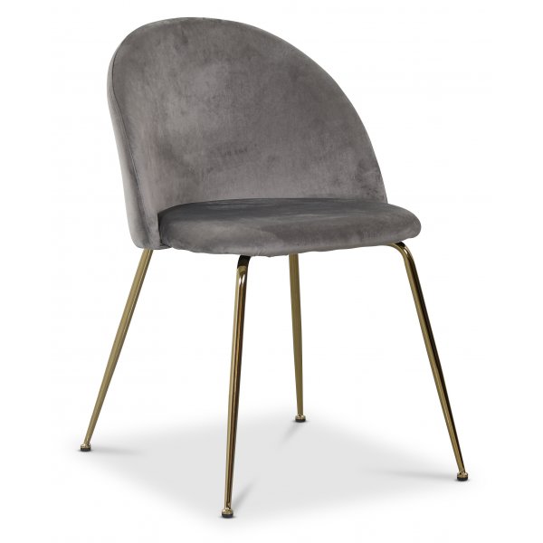 Art spisegruppe: rundt bord marmor/Messing + 4 stk Art stoler grå fløyel / Messing + 3.00 x Møbelføtter Art spisegruppe: rundt bord marmor/Messing + 4 stk Art stoler grå fløyel / Messing + 3.00 x Møbelføtter