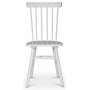 PiPi oval spisegruppe, 240 cm, inkludert 8 stk. hvite Orust pinnestoler - Oljet eikefiner